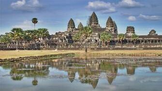 Angkor Wat Temple In Siem Reap Cambodia Asia HD Famous