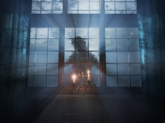 Layers Of Fear Ghost On Window Wallpaper
