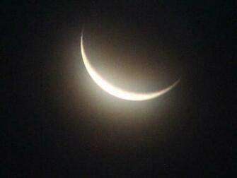 Crescent Moon Wallpaper HD In Space Imageci