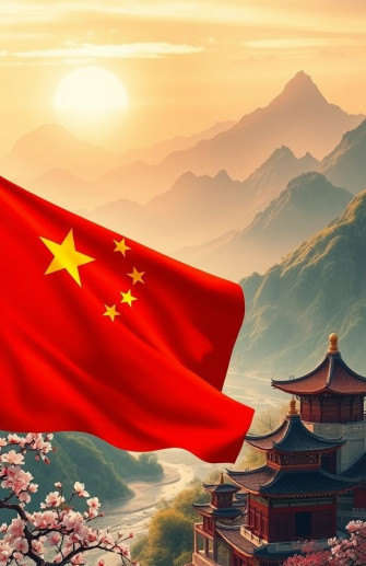 China Flag Wallpaper