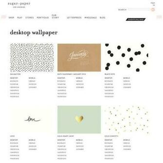 Sugar Paper Has Such Cute Desktop Background