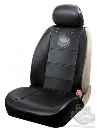Harley Davidson Seat Cover Sideless Black With Willie G Skull Logo