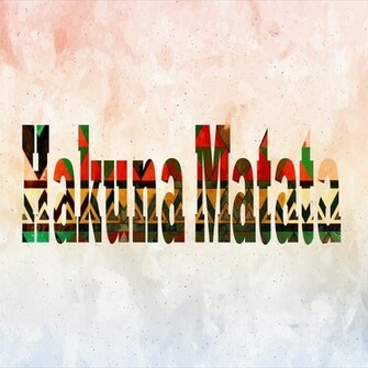 Hakuna Matata Tribal Wallpaper Art Print