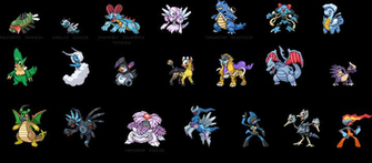 Pokemon Fusion Compilation By Fortytwotrees