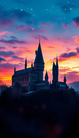 Hogwarts Castle Phone Wallpaper