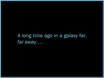 Star Wars Scroll Screensaver Mac