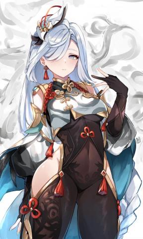 Shenhe Genshin Impact Zerochan Anime Image Board