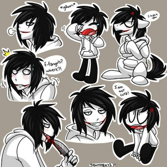 Creepypasta Jeff Doodles By Thewardenx3