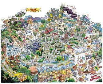 Splish Splash Water Park Image Map HD Wallpaper And