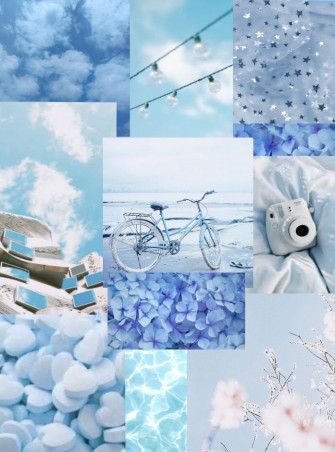 Aesthetic Blue Wallpaper