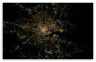 Baltimore Maryland At Night Nasa Wallpaper