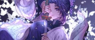 4k Shinobu Kocho Katana Kimetsu No Yaiba