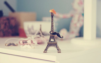 Paris Wallpaper Cute Mustache HD By