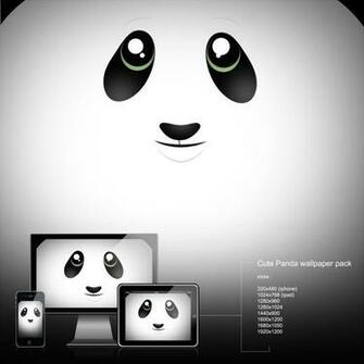 Cute Panda Cartoon Wallpaper By