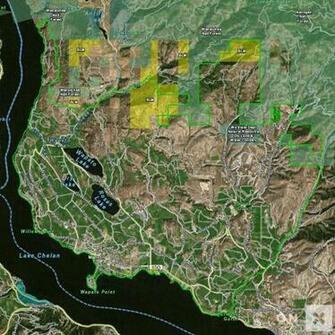 Lake Chelan Map Image In Collection