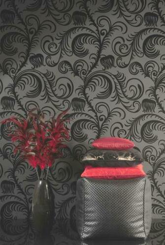 Flocked Wallpaper
