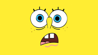 Wallpaper Box Funny Spongebob Face HD Background