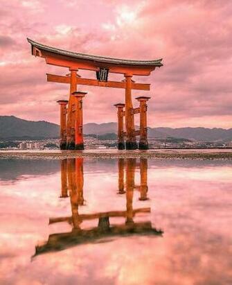 Itsukushima Shrine Miyajima Hiroshima Japan Japanese Culture