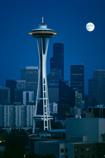 Space Needle Seattle Washington Mural Murals Your Way