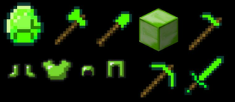 Minecraft Ideas Emerald Stuff By Lightingft