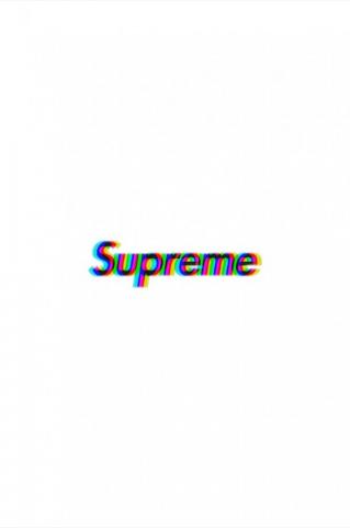 Supreme Wallpaper Blue iPhone