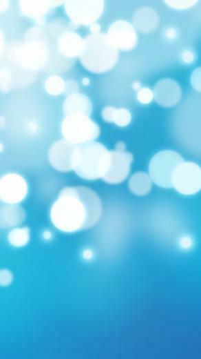 Bright Blue Bokeh Wallpaper iPhone