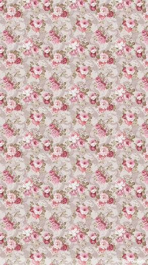 Install This Pink Floral Wallpaper Pattern iPhone
