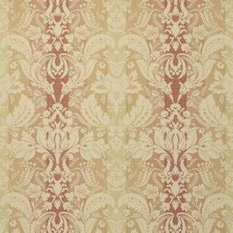 Decorating Wallpaper Connemara Cinnamon Brown Damask