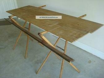Ridgely Antique Wallpaper Hangers Table Marked And Dated