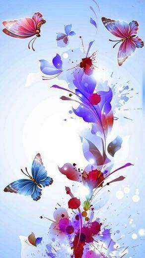 Pink Butterfly Wallpaper iPhone 3d