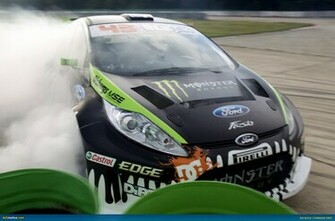 In Ken Block And Dc S Gymkhana Three Drives A Custom Built