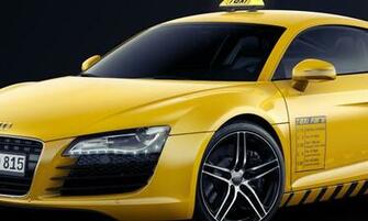 Wallpaper Audi Gelb Taxi R8 Autos Gro E Auf Dem