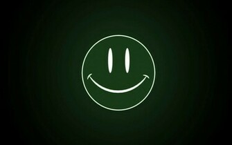 Smiley Face Black Background