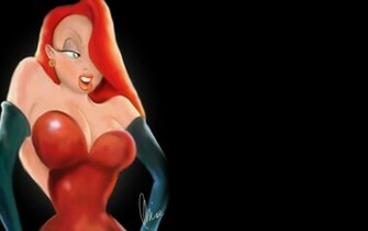 Cartoons Wallpaper Jessica Rabbit Black