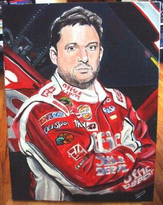 Tony Stewart Nascar By Lee Howard Art