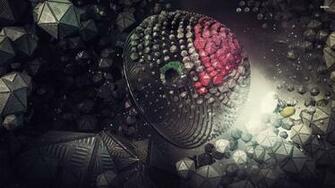 Geodesic Dome In Space Wallpaper 3d