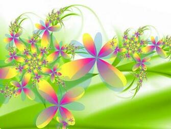 Flowers 3d Background Wallpaper Desk T Shirts