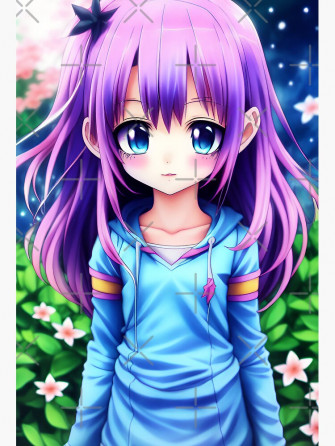 Aesthetic Anime Girl Wallpaper Art Board Print By