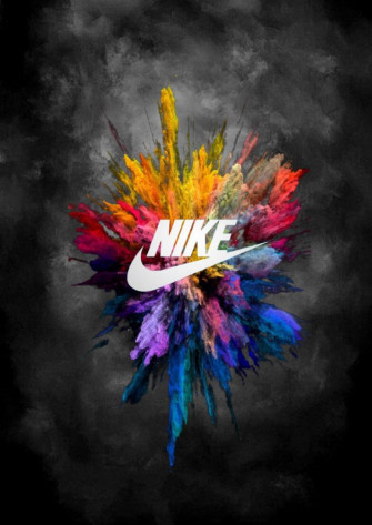 Nike Logo For Wallpaper Dark Red