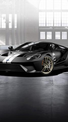 Ford Gt Heritage Edition Sports Car Grey