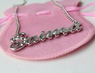Karat Gold Plated Name Necklace Saima