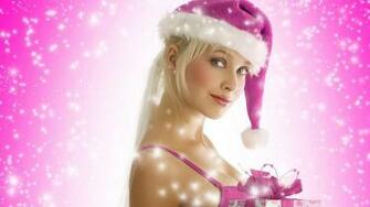 Christmas Girls Desktop Wallpaper HD Photo Image
