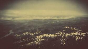 Clouds Nature Winter Snow Contrast Scene Scape Wallpaper