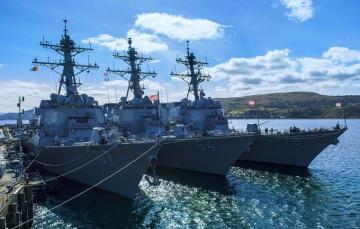 Wallpaper Destroyers Uss Gravely Carney Porter Image