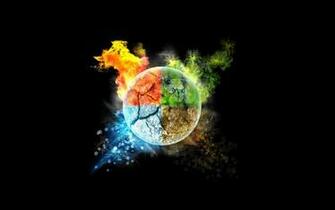 The Four Elements Wallpaper Desktop Image
