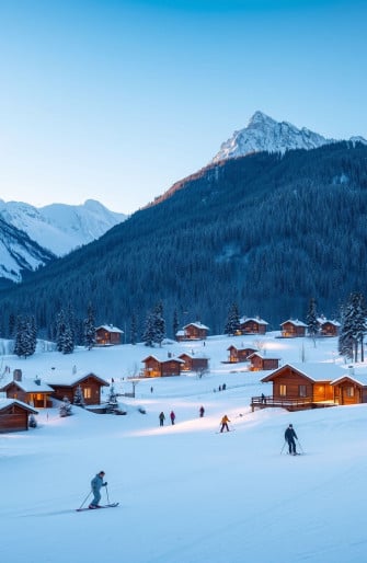 Ski Resort Wallpaper