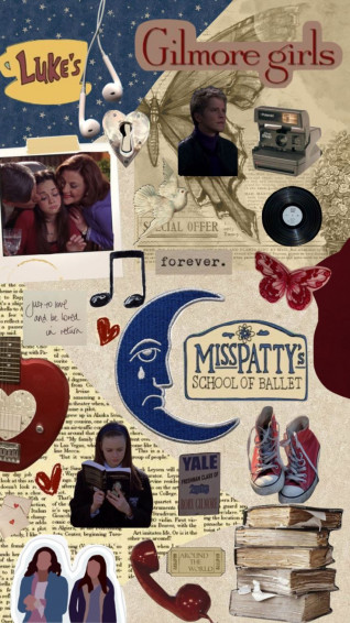 Emily On Gilmore Girls In Poster