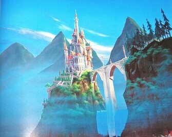 Disney Background Beauty And The Beast Walt Characters