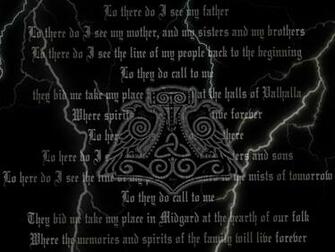 Norse Valhalla Wallpaper Viking Prayer By
