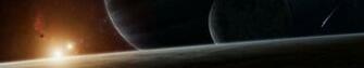 Wallpaper Triple Multi Multiple Monitor Screen Space Planet Planete